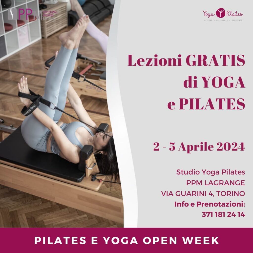 Lezioni di Pilates e Yoga GRATUITE a Torino centro!